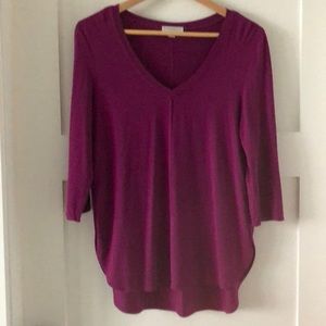 Catherine Barclay long shirt jersey top